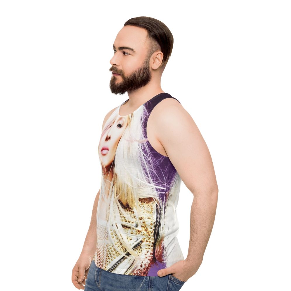 Unisex music and dance inspired tank top - men side