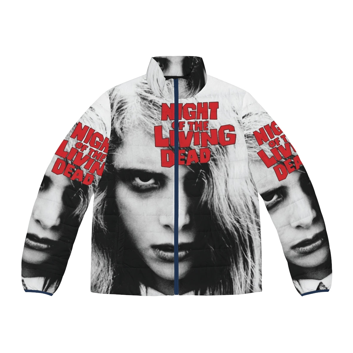 Night of the Living Dead Zombie Girl Puffer Jacket