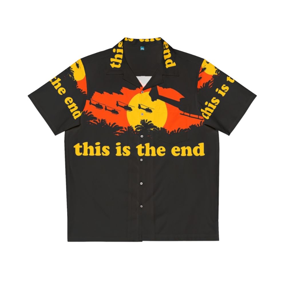 Apocalypse Now themed Hawaiian shirt with The Doors music