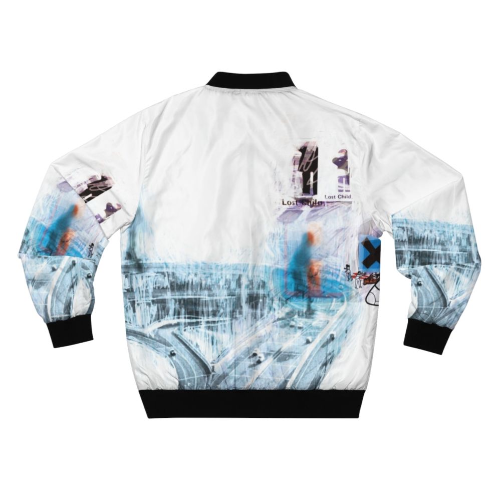 "Ok Computer" inspired bomber jacket without the Radiohead logo - Back