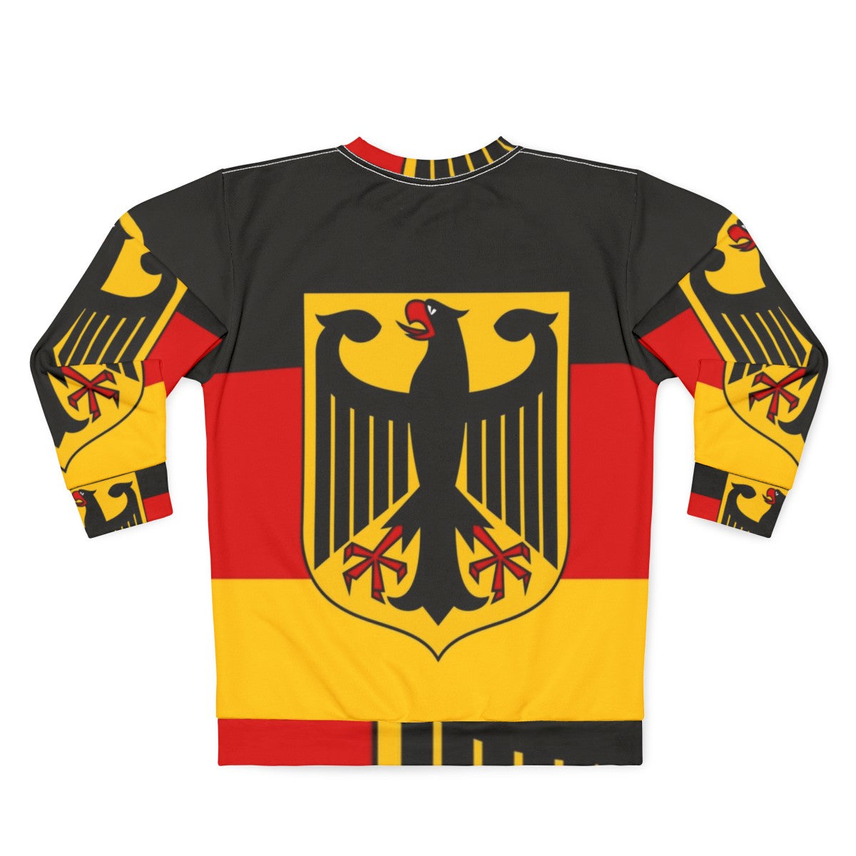 German Bundesrepublik Deutschland Sweatshirt with Federal Eagle - Back