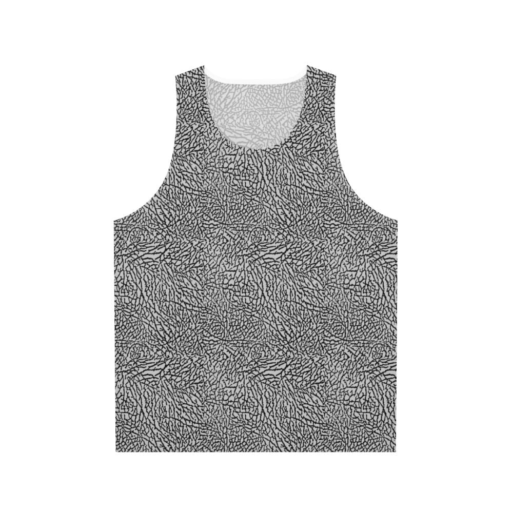 Elephant print unisex tank top