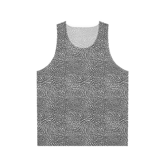 Elephant print unisex tank top