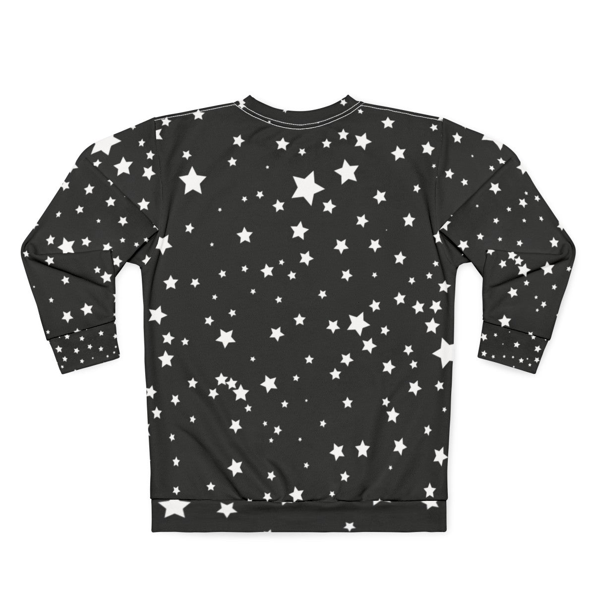 Cosmic stars sweatshirt featuring a galaxy-inspired starry design - Back