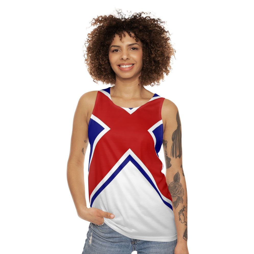 Union Cross Unisex Marvel Comics Tank Top - women