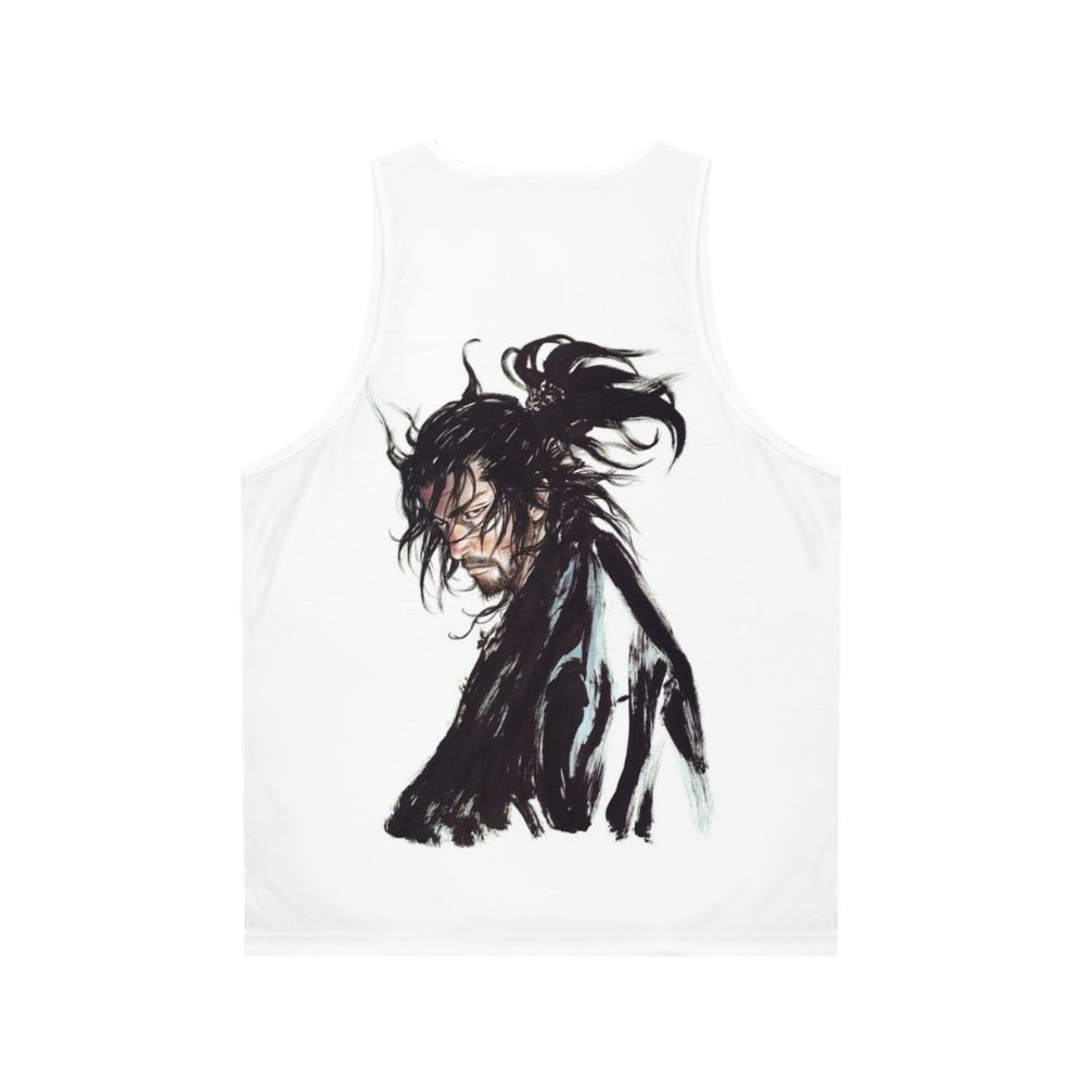 Unisex tank top with minimalist design - Back