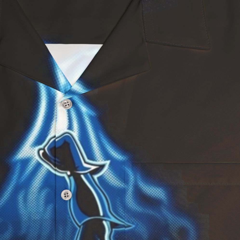 Faltron Hawaiian Shirt with Tron Legacy Inspired Design - Detail