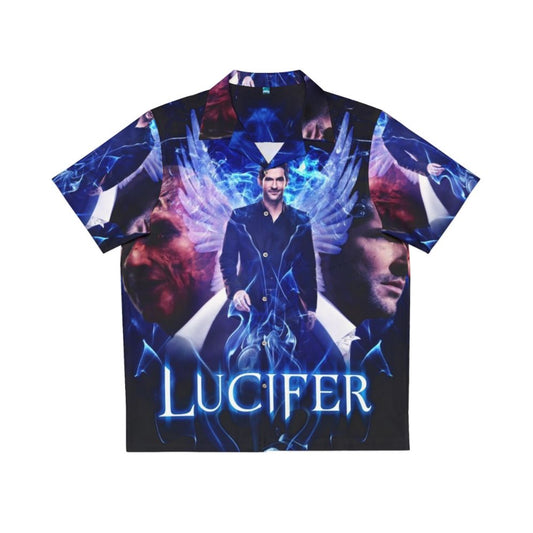 Lucifer Morningstar Devil vs Angel Hawaiian Shirt