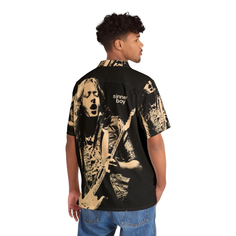 Sinner Boy Hawaiian Shirt - Blues Music Guitar Player Inspired Design - People Back