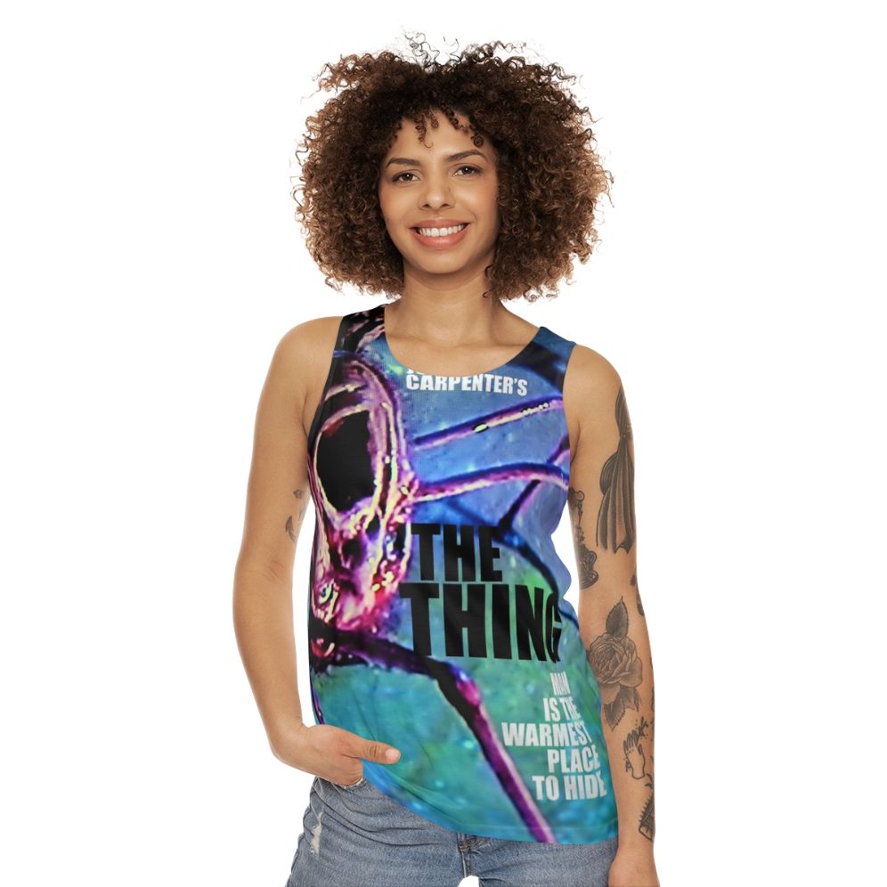 The Thing John Carpenter Sci-Fi Unisex Tank Top - women