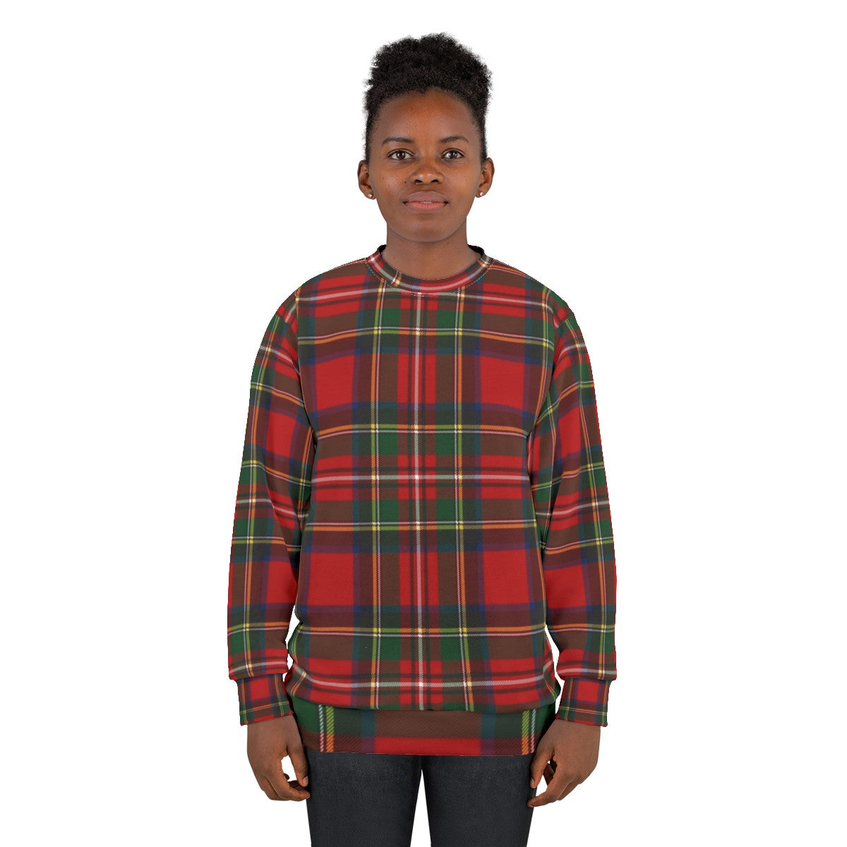 Royal Stewart Scottish Tartan Plaid Sweatshirt - women