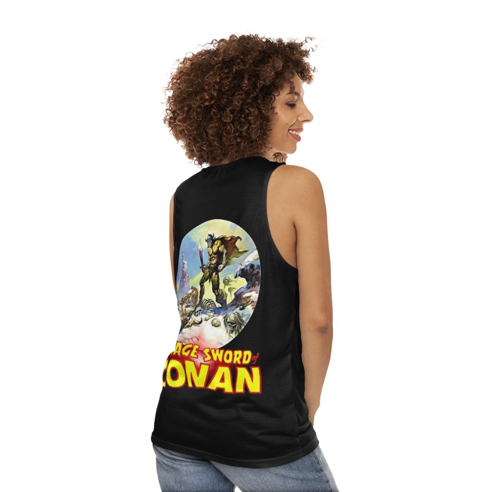 Conan the Barbarian Unisex Tank Top - women back