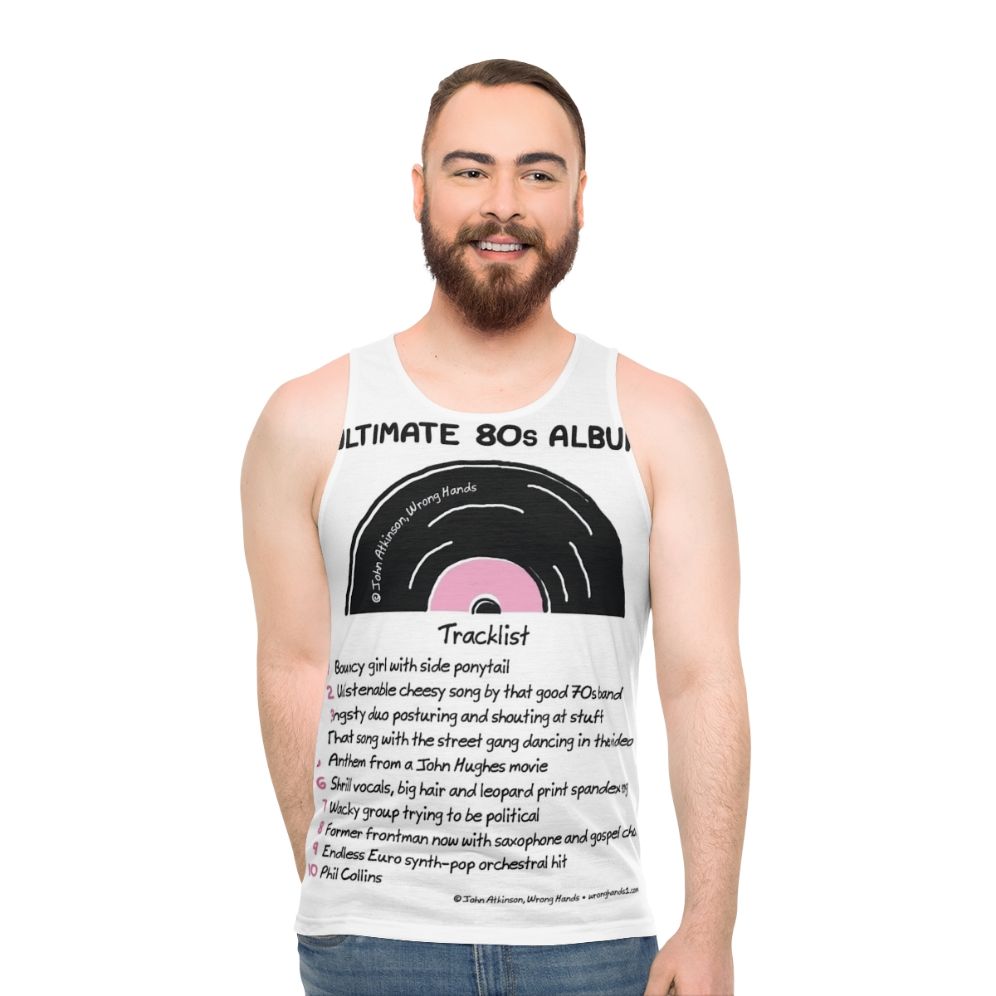 80s music unisex tank top - men