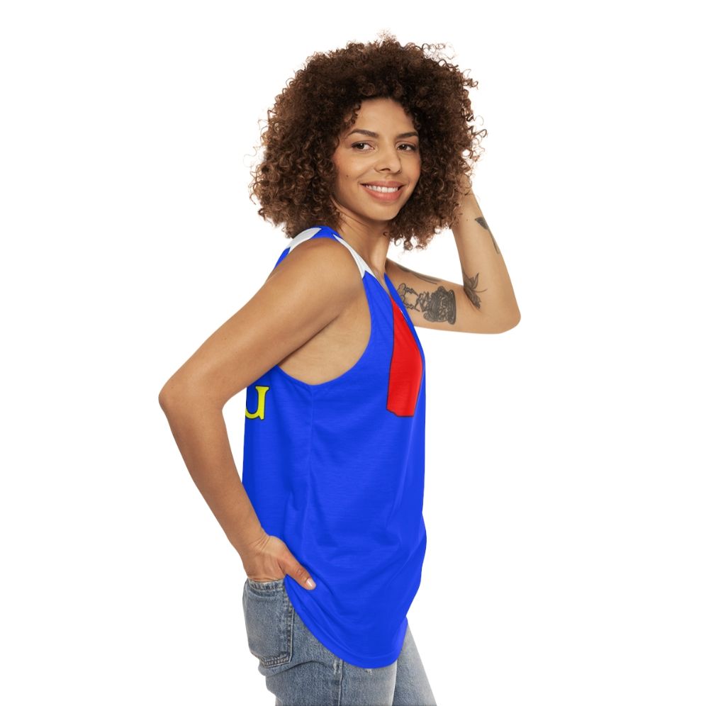 Unisex Speed Racer Anime Inspired Tank Top - women side