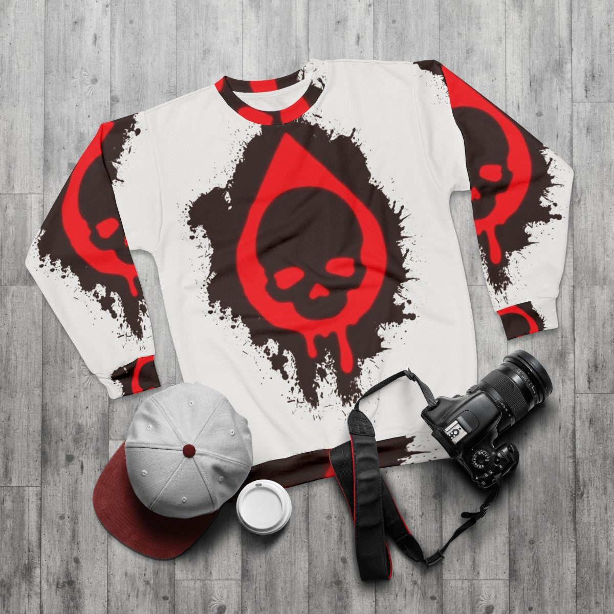 Plague Heart State of Decay 2 zombie-themed sweatshirt - flat lay