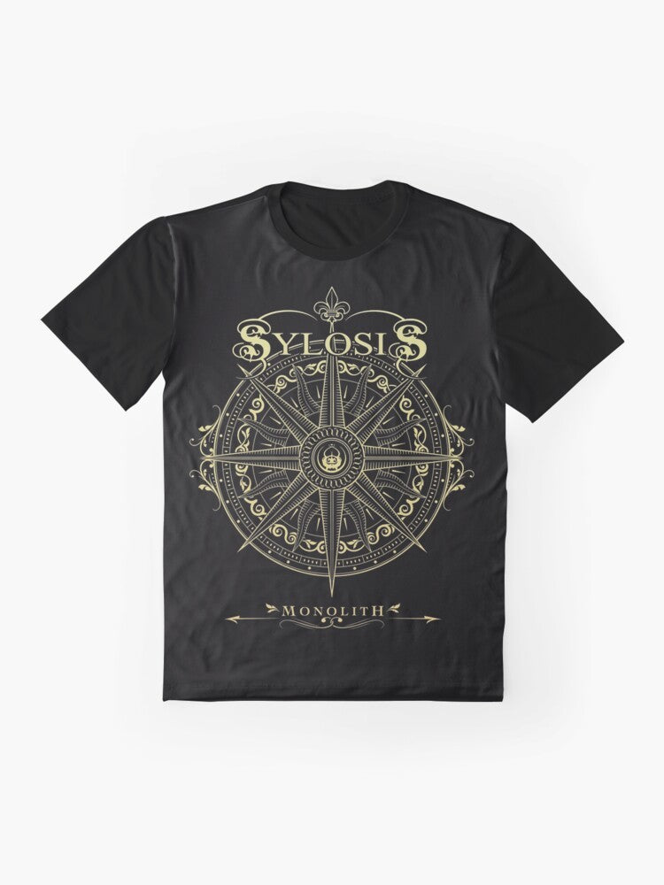 Sylosis Monolith Graphic T-Shirt - Metal Band Merchandise - Flat lay