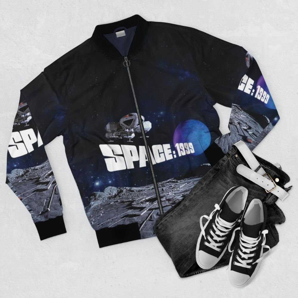 Eagle Space 1999 Bomber Jacket - Flat lay