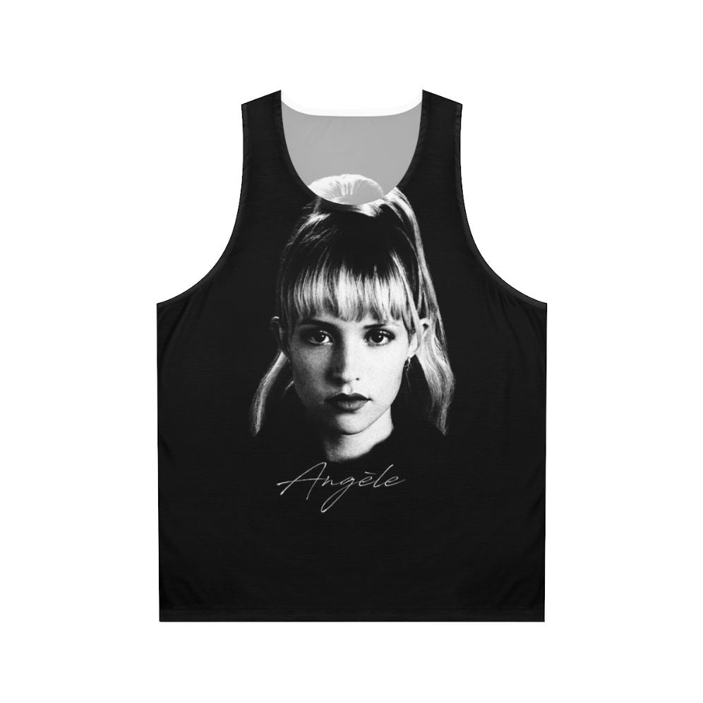 Angèle portrait unisex tank top