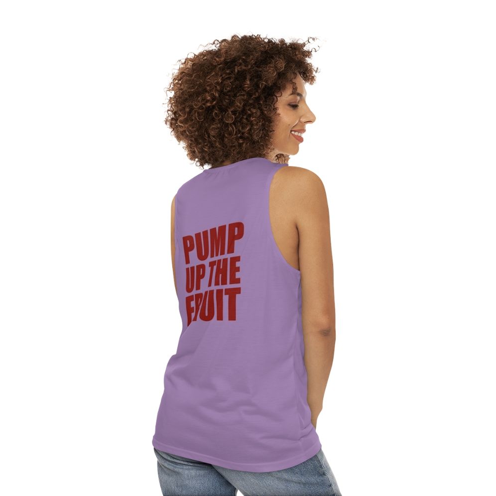 Unisex Icarly 'Pump Up The Fruit' Penny Tee Tank Top - women back