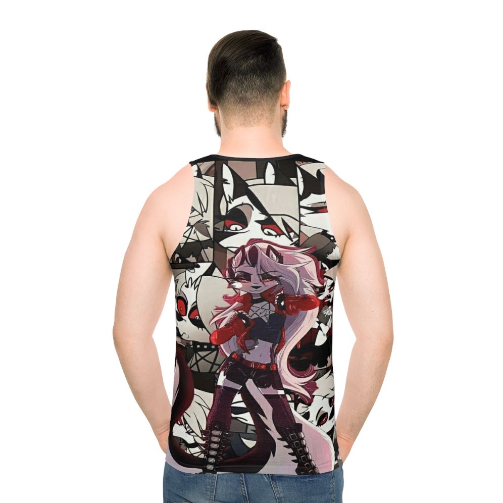 Helluva Boss Loona Unisex Anime Tank Top - men back