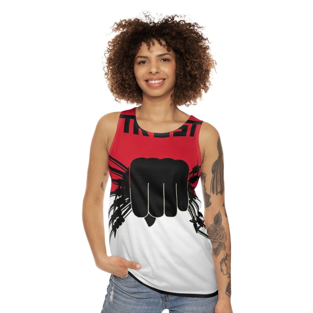 Trust French Hard Rock Band 1983 Unisex Tank Top - women