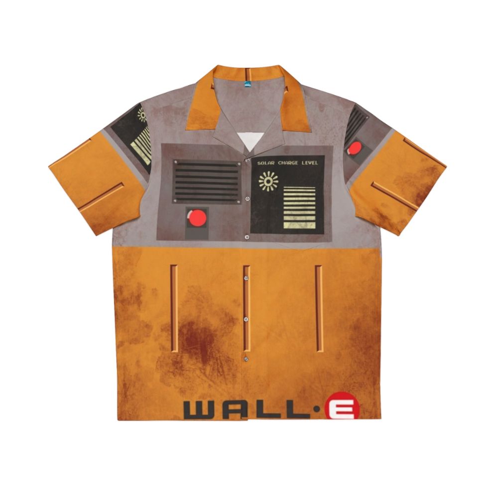 Wall-E robot tropical Hawaiian shirt