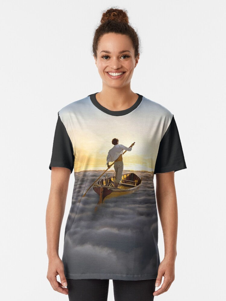 Pink Floyd The Endless River Graphic T-Shirt featuring a psychedelic design inspired by the band's album artwork. - Women