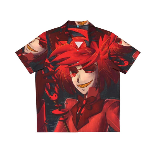 Hazbin Hotel Alastor Tropical Hawaiian Shirt