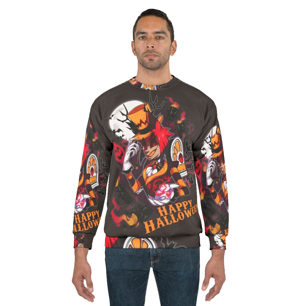 Hazbinhotel Alastor Halloween Sweatshirt - men