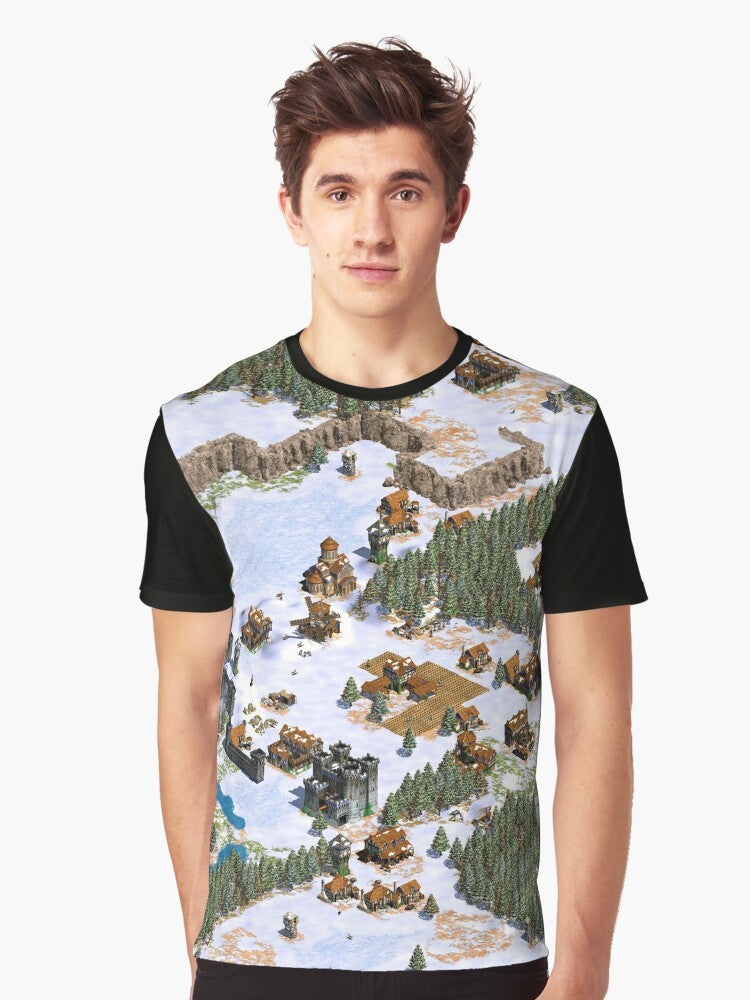 "Age of Empires" snowy landscape graphic t-shirt - Men