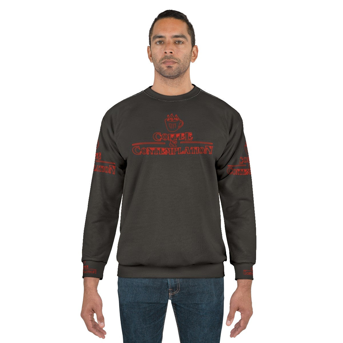 Hopper's Coffee & Contemplation Stranger Things Sweatshirt - men