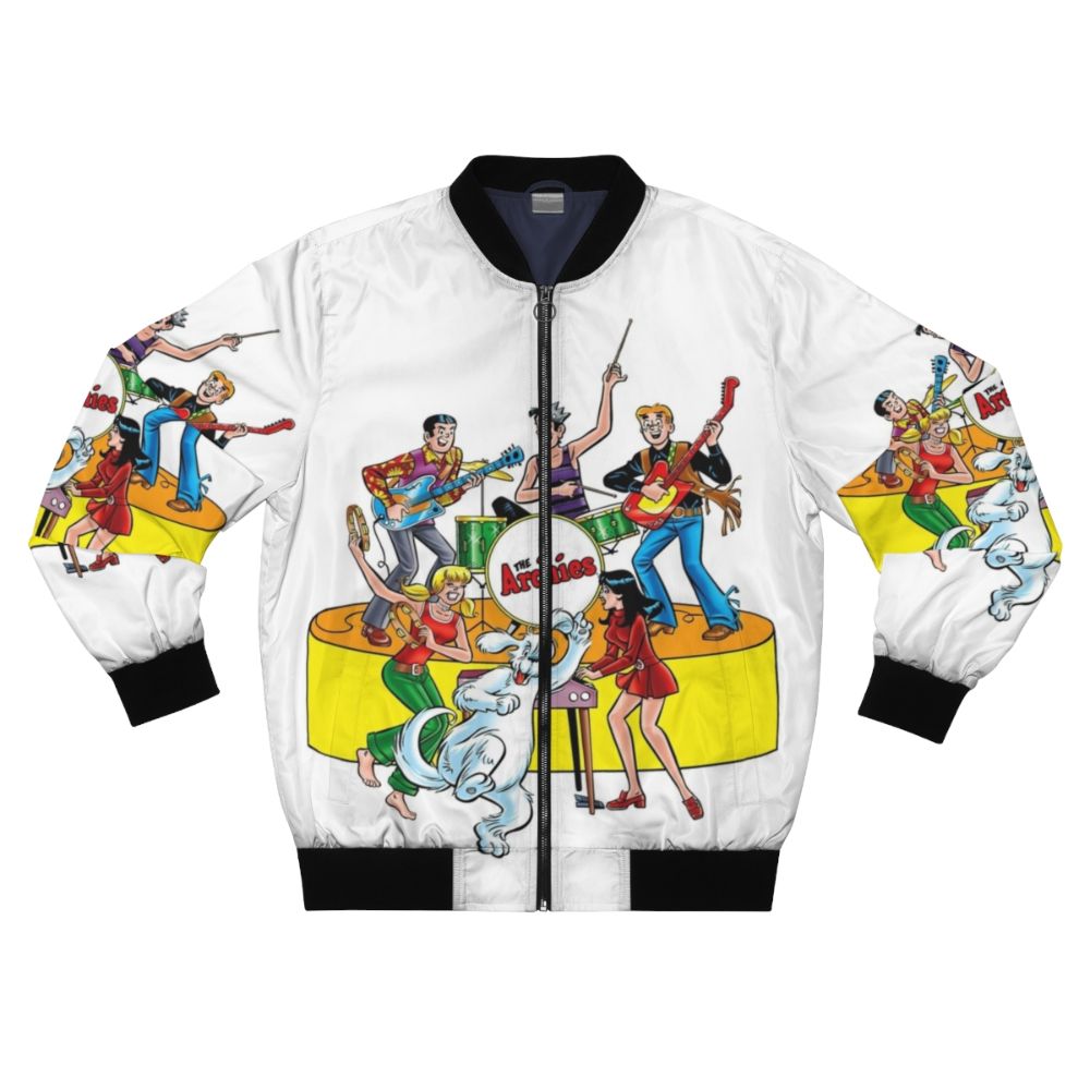 Archies Rock Stars Bomber Jacket with 1970s music band graphics