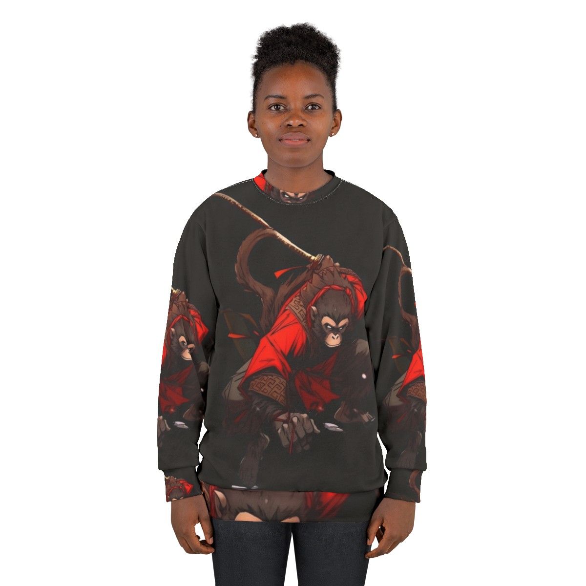 Ninja Monkey Sweatshirt - women