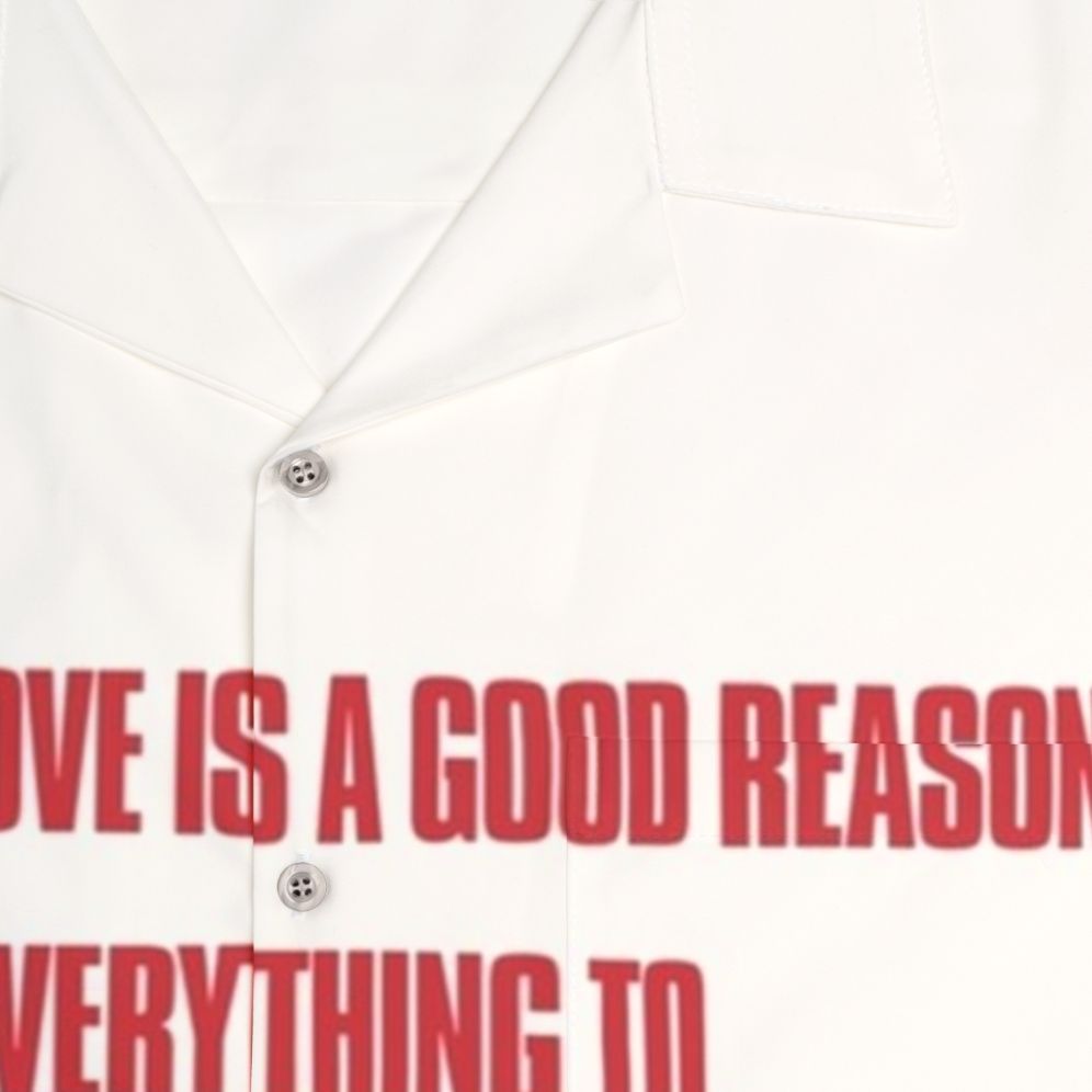 Tokyo Quote Money Heist Hawaiian Shirt - Detail