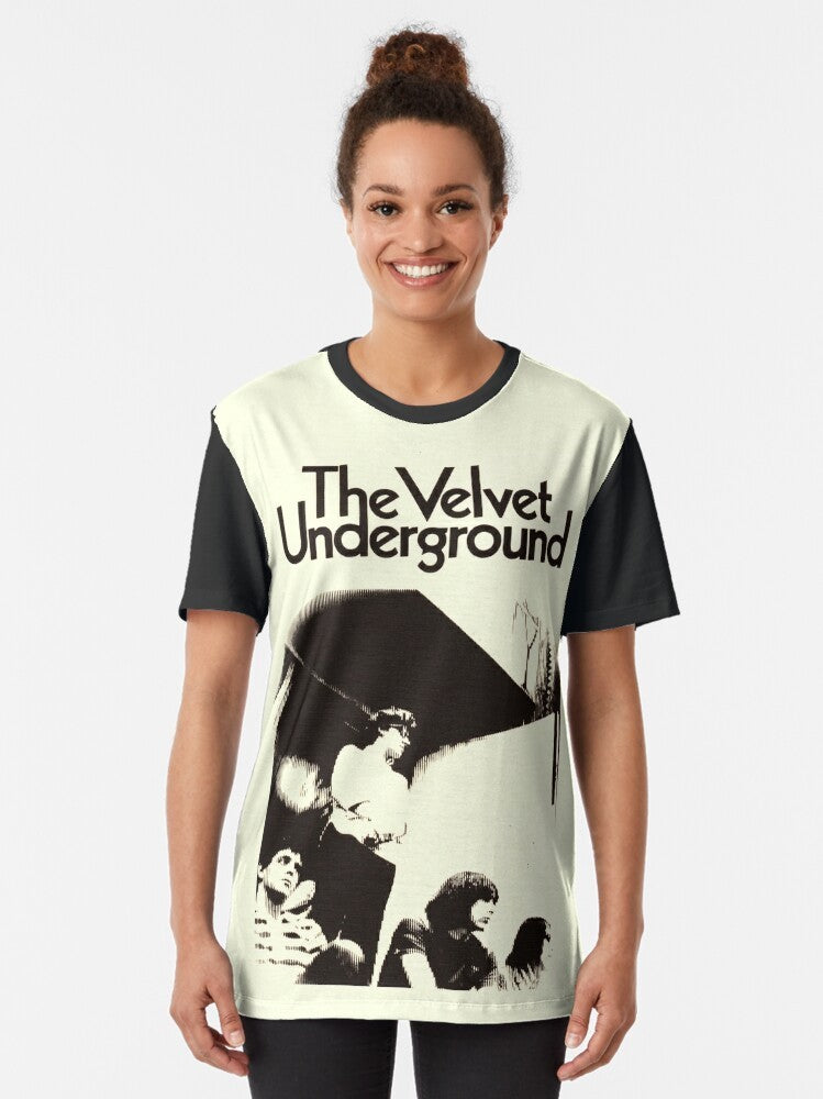 Vintage Velvet Underground T-Shirt featuring iconic Andy Warhol artwork - Women