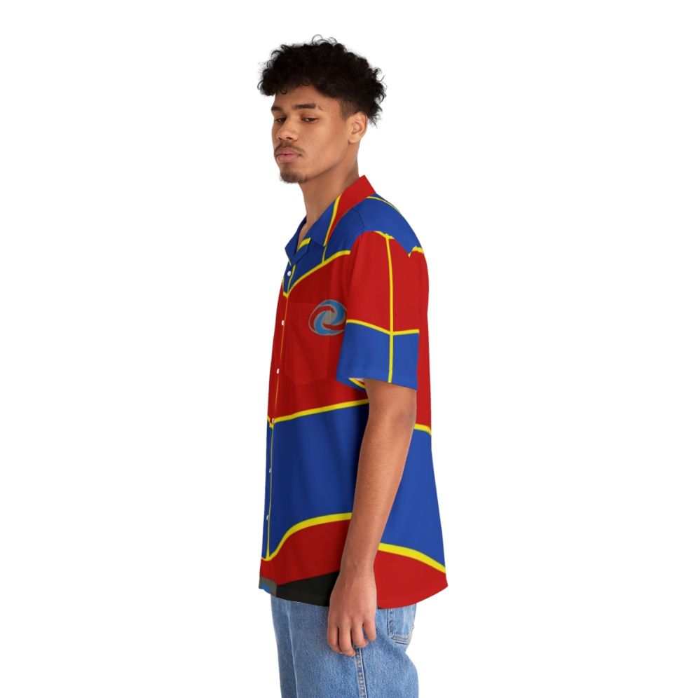 Captain Man Vest Hawaiian Shirt for Henry Danger Fans - People Left