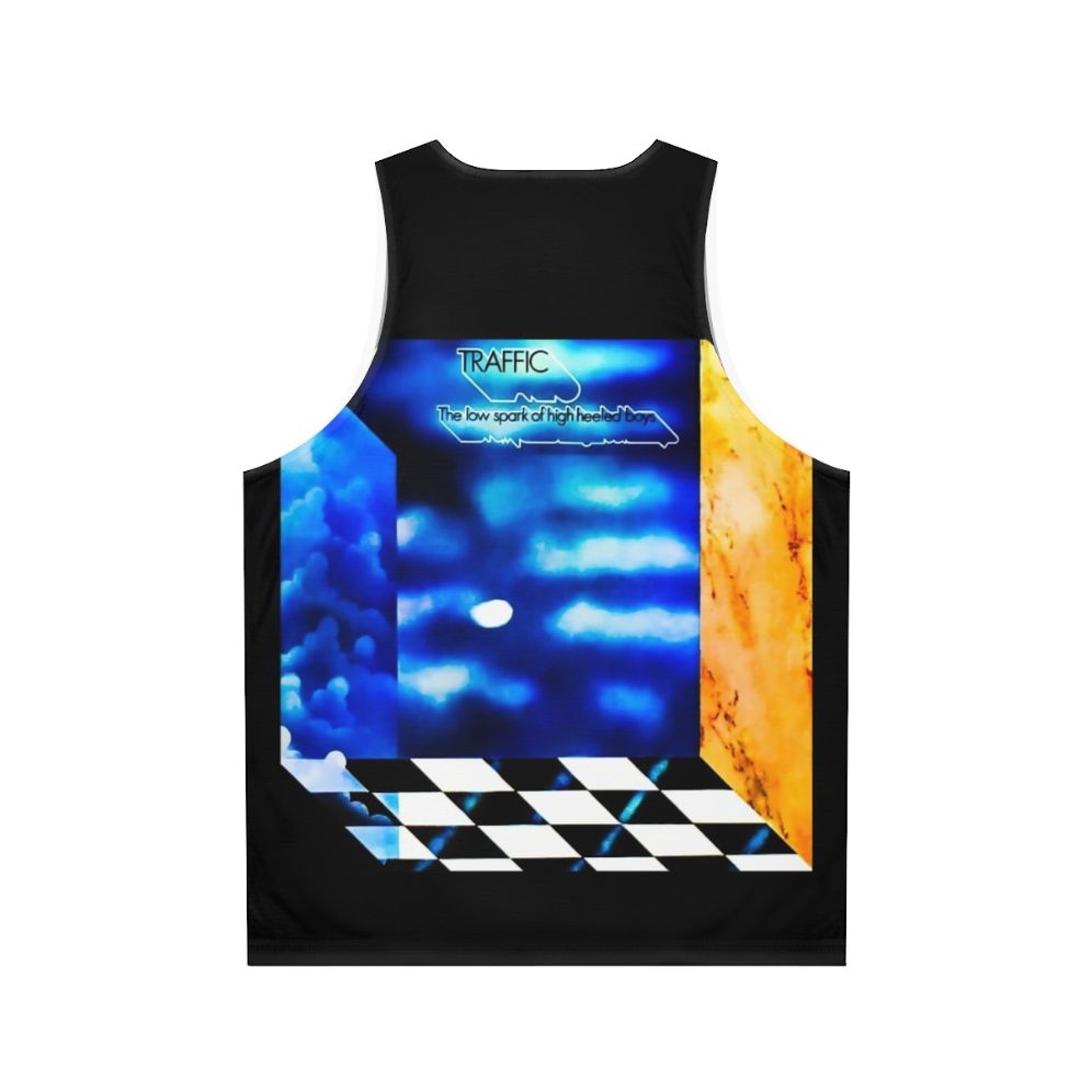 Unisex vintage Traffic band tank top - Back