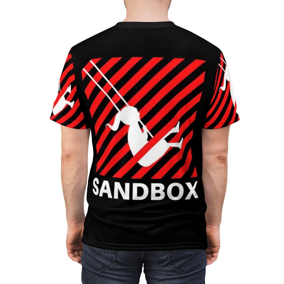 Startup Sandbox Inspired All-Over-Print T-Shirt - men back