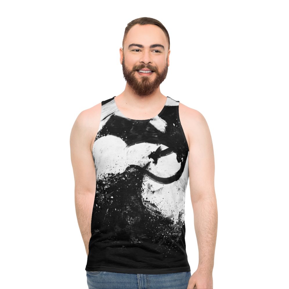 Midnight celestial fantasy goth unisex tank top - men