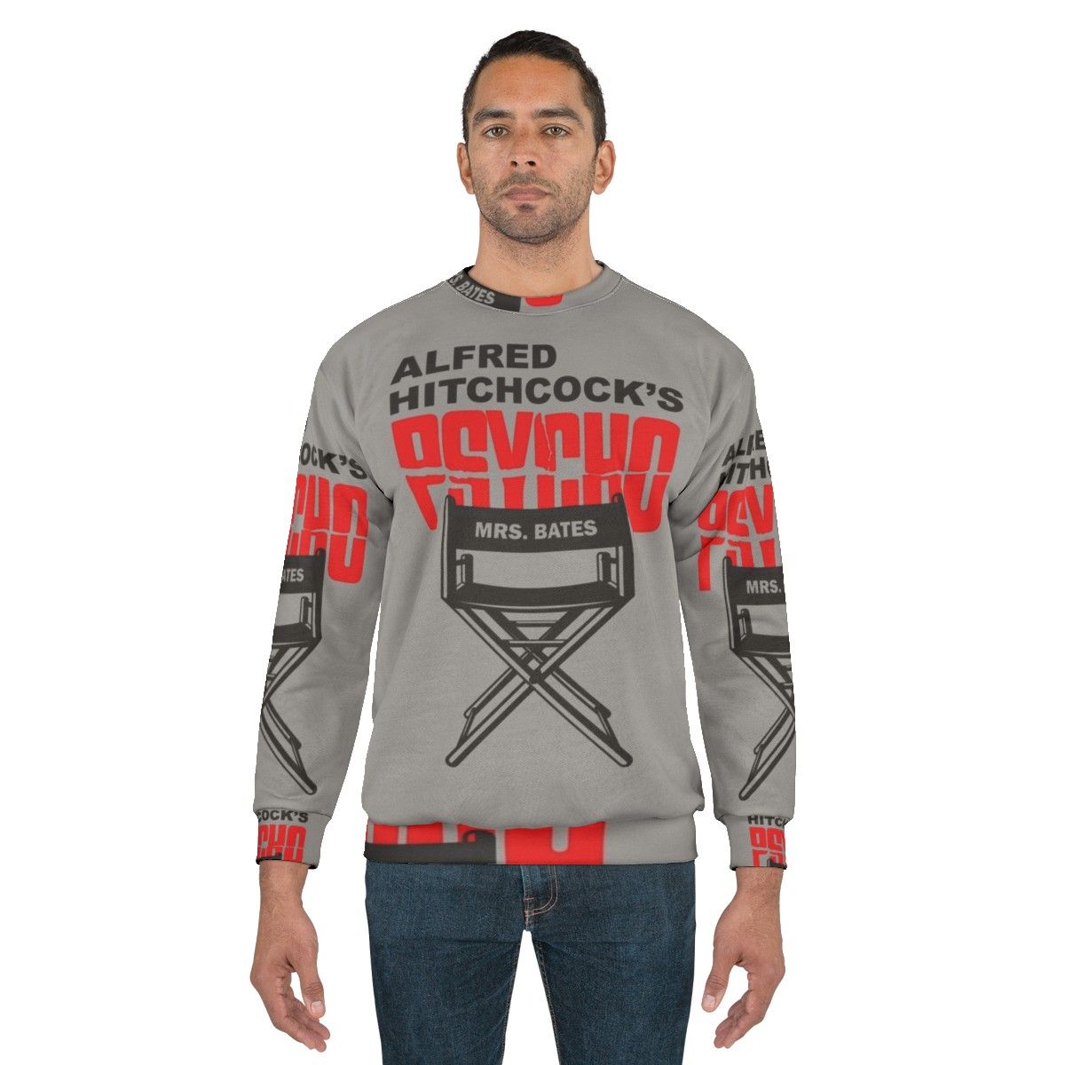 Alfred Hitchcock's Psycho movie suspense film men's sweatshirt - men