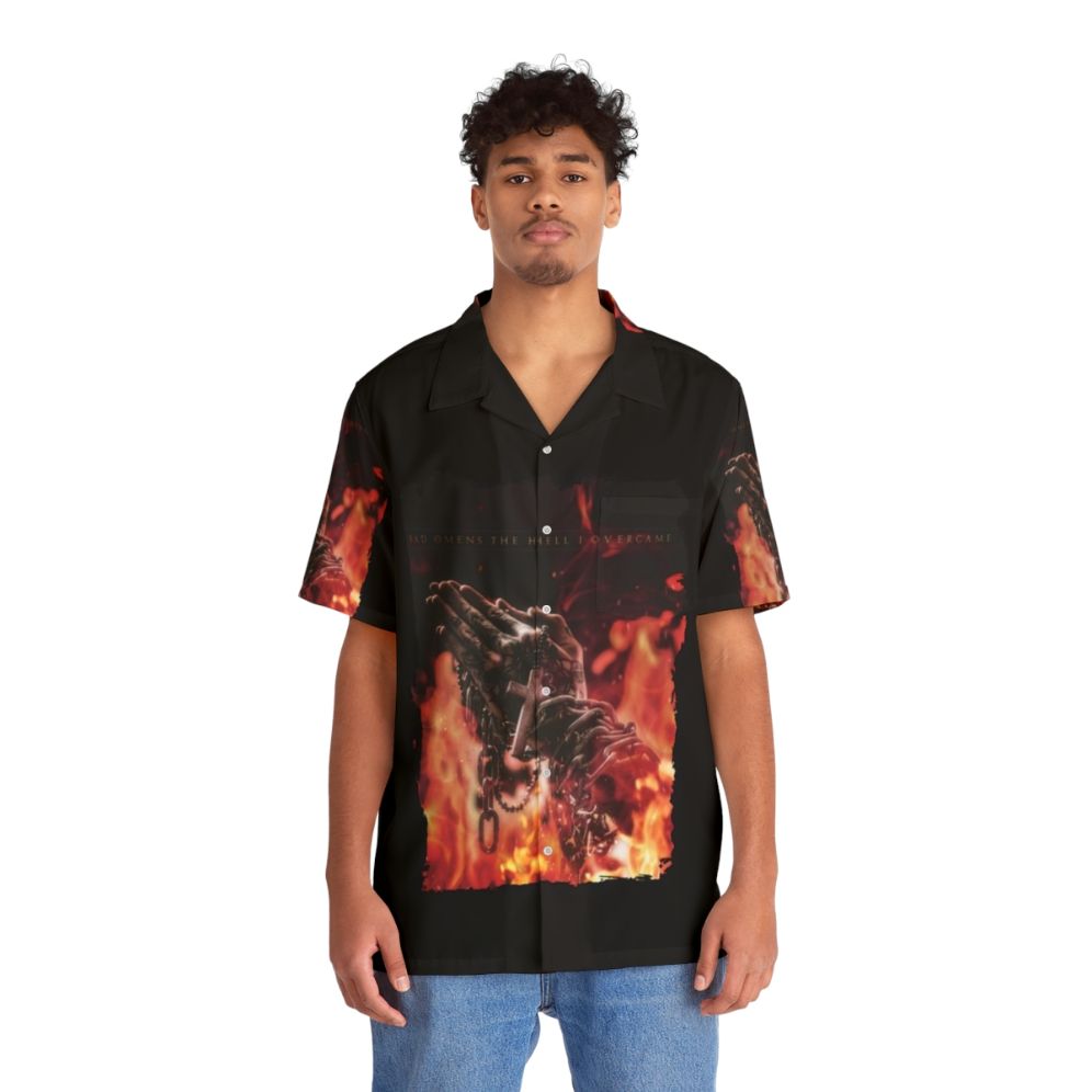 Omen Castlevania Hawaiian Shirt - People Front