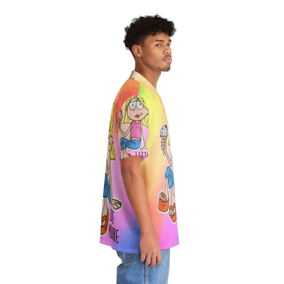 Lizzie Mcguire Hawaiian Shirt with Cartoon Inspired Print - People Pight