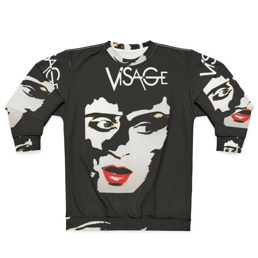 Visage Sweatshirt featuring synth-pop and new wave design