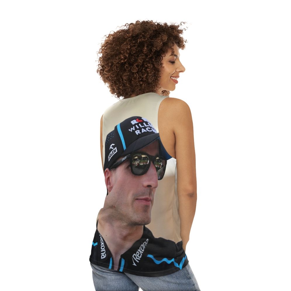 Robert Kubica Formula 1 Unisex Tank Top - women back