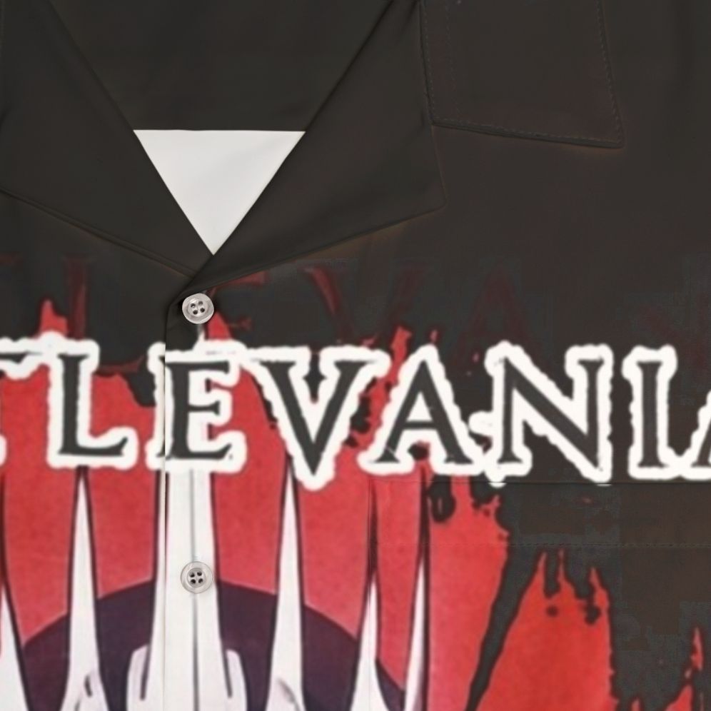 Castlevania Death Hawaiian Shirt - Detail