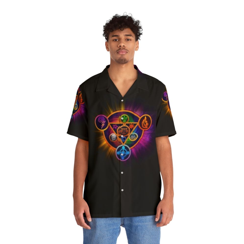 Wizard101 Spiral Schools Hawaiian Shirt - People Front