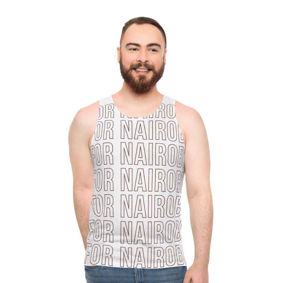 Nairobi Inspired Money Heist Unisex Tank Top - men