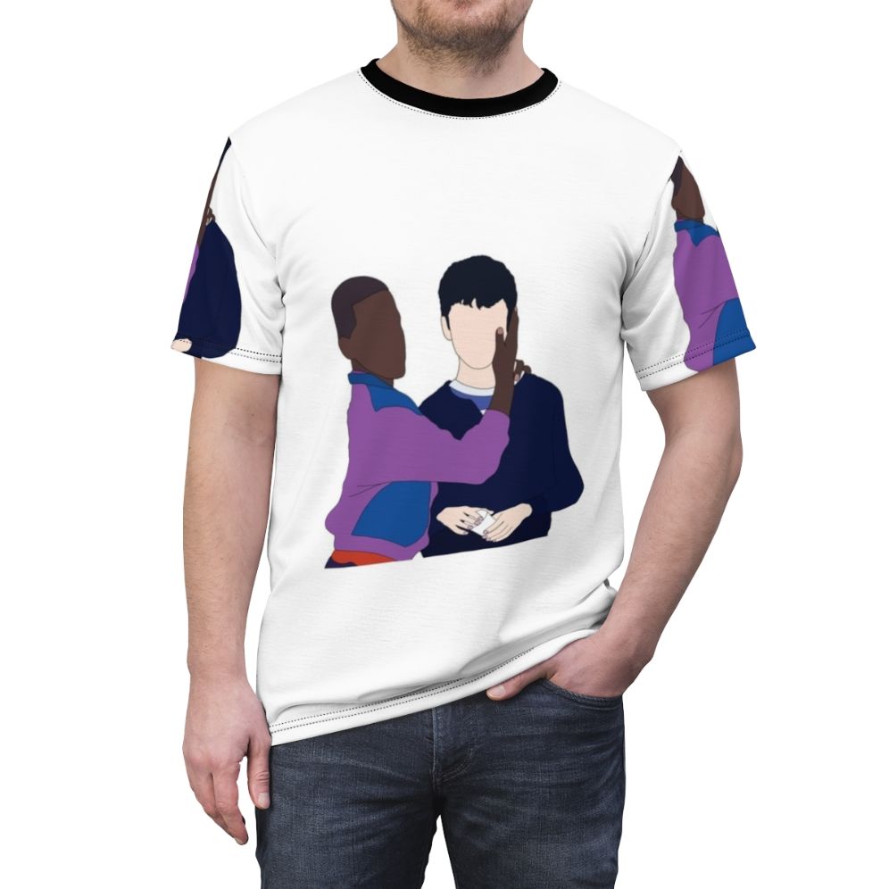 Otis and Maeve Inspired Sex Education Netflix Show Graphic T-Shirt - men front