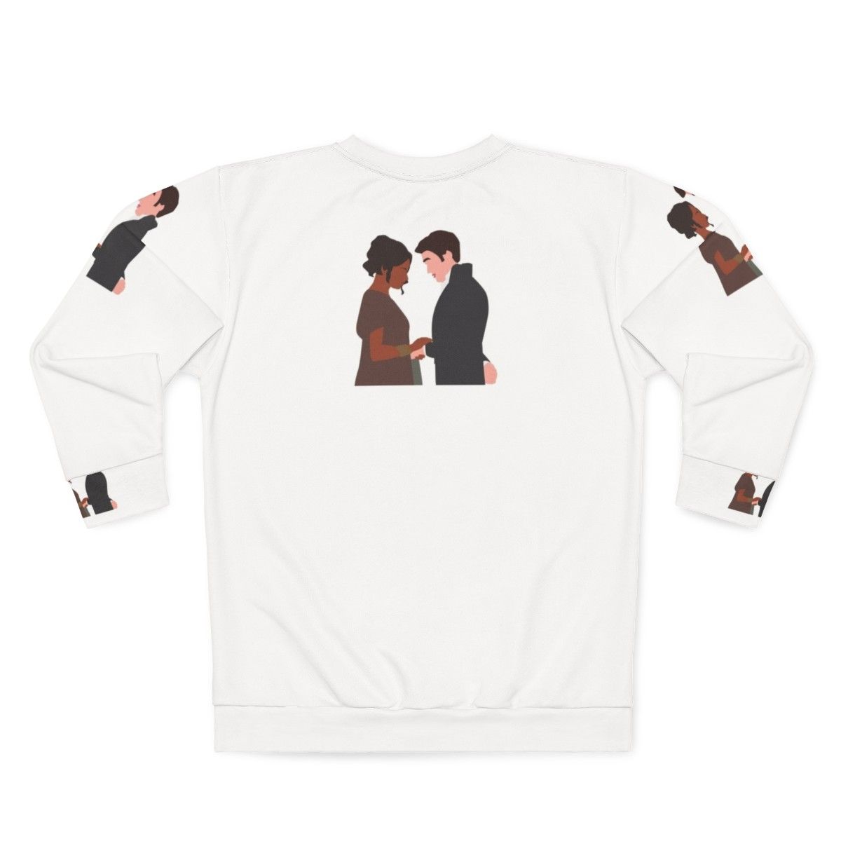 Bridgerton Netflix Kanthony Sweatshirt featuring Anthony Bridgerton and Kate Sharma - Back