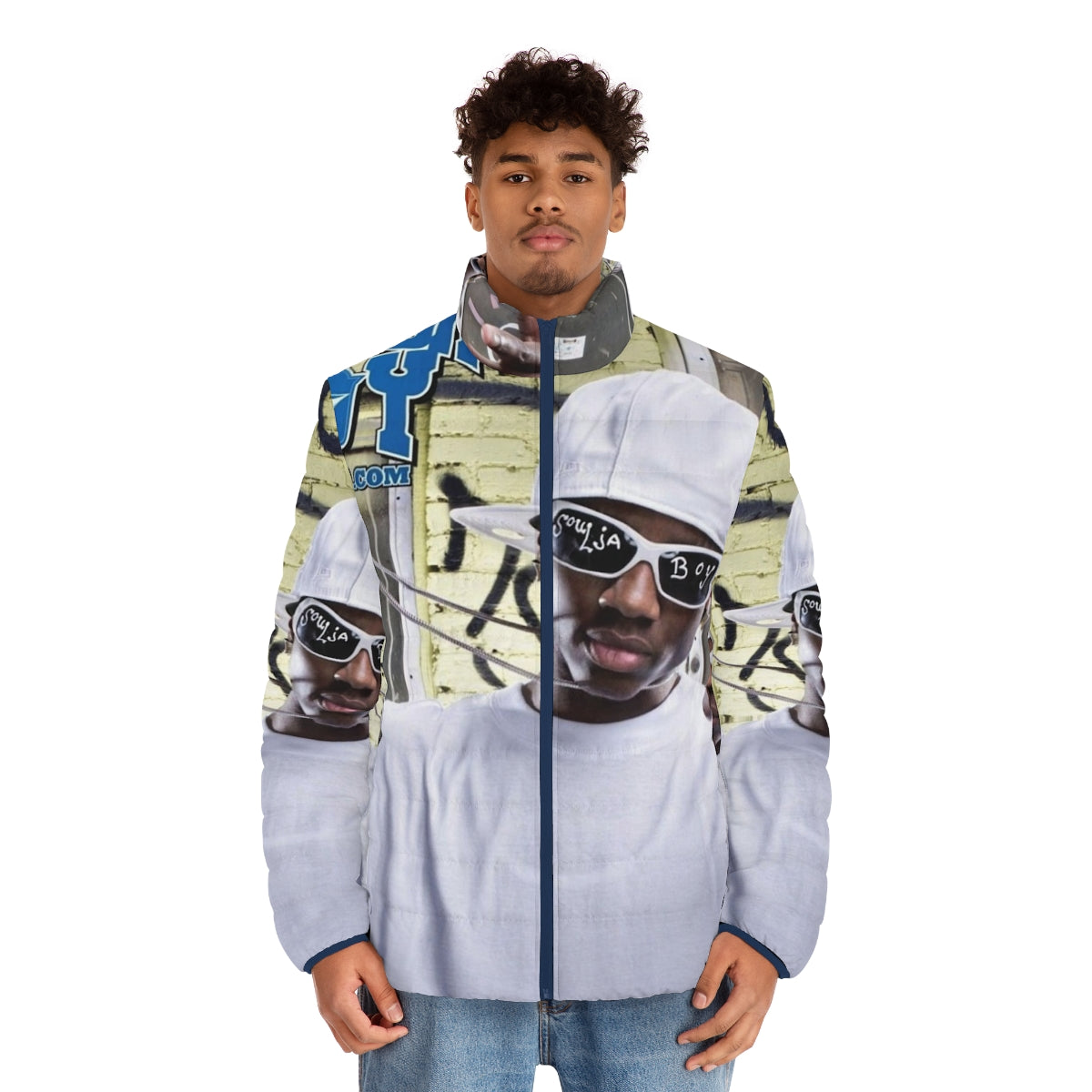 Soulja Tellem Puffer Jacket - Urban Streetwear for the Trendsetter - men front